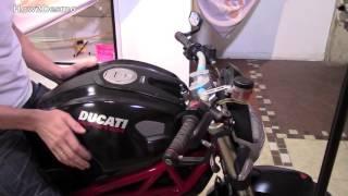 Настройка положения руля. Ducati Monster