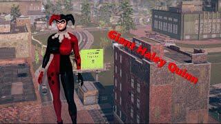 Giantess Harley Quinn growth and Rampage [Saints Row 4]