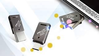 PNY Duley Dual USB 3.1 Type-C OTG Flash Drives