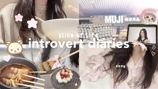 introvert diaries˚｡୨୧˚ ˚days in my quiet life, what i eat, overcoming social anxiety, midterm