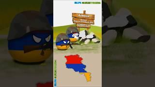 Why Did Armenia and Azerbaijan Go to War? #armenia #azerbaijan #countryballs