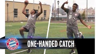 One-handed Catch from David Alaba | #AudiFCBTour