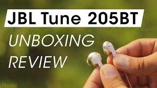 JBL Tune 205BT Earphones Unboxing and Review | Wireless Earbuds Under 2000 Rs