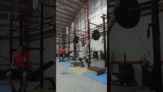 Power snatch+overhead squat. #weighlifting #barbell #snatch
