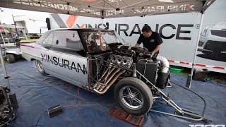 Street Outlaws - Larry Larson Wins $75K Small Tire Race & First Win with the Harts Charger