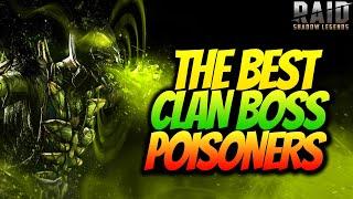 TOP *BEST CLAN BOSS POISONERS* IN RAID SHADOW LEGENDS 2021 EDITION