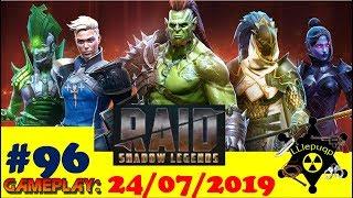 #96 RAID: Shadow Legends | Компенсация, Слияние и 80 шмоток с 14-го Дракона | 24/07/2019