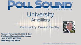 Poll Sound University - Amplifiers