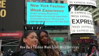 New York Fashion Week Experience Times Square Billboard by Alexander Gurman