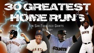 30 Most Memorable Home Runs in SF Giants HISTORY