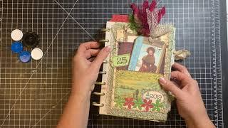 Six Tips for Making a Disc Style Junk Journal and Christmas Disc Journal Flip