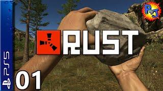 Let's Play Rust PS5 Console Edition | Co-op Multiplayer PvP Gameplay Episode 1 | Getting Started