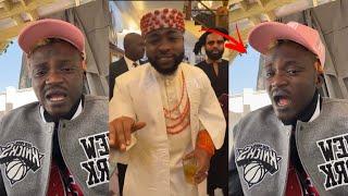 Portable Attack Davido for Not Inviting him to his Wedding as Davido Spot Wizkid PA at his Wedding