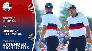 Spieth/Thomas vs McIlroy/Fleetwood Extended Highlights | 2023 Ryder Cup