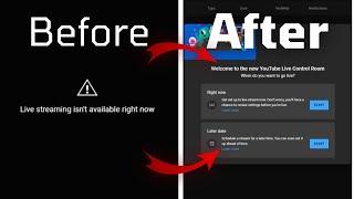 Live streaming has been restored | How to fix "Live streaming isn't available right now" 2024