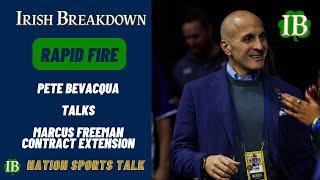 Rapid Fire: Pete Bevacqua Talks Marcus Freeman Contract Extension