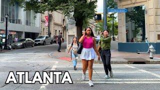 ATLANTA Georgia - Downtown Walking Tour on Thursday | October 3, 2024 | 4k Video