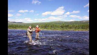 Ловля шведского хариуса на нахлыст - Fly fishing