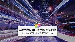 How to make super smooth MOTION BLUR TIMELAPSE video in Final Cut Pro X (Vlog editing tips)