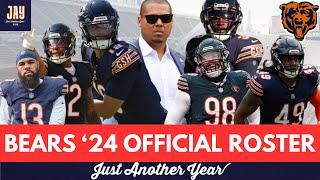 Bears '24-'25 OFFICIAL 53-MAN ROSTER! Cuts, Depth Chart, And More! PART 1