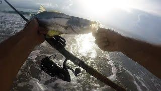 Learning A Pattern While Surf Fishing For Snook