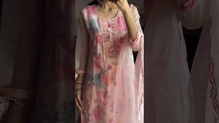 Floral printed kurta set Premium organza fabric | Size S to XXL 