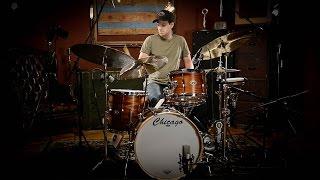 Chicago Drum 4 piece Drum Kit Mahogany | Chicago Drum Exchange Demo