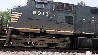 NS light engine move passing by Buford