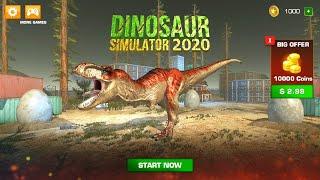 СИМУЛЯТОР ДИНОЗАВРА - Dinosaur Simulator 2020 - РАЗРУШАЕМ ГОРОД игры для дроид