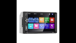 7 inch Car Stereo 2DIN Bluetooth Front AUX FM Radio Multimedia Video Player with Screen Mirroring