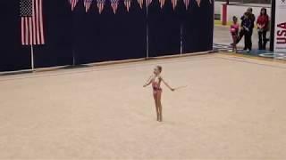 USA Gymnastics OPEN. Natasha Furman. Clubs routine. Level 5.