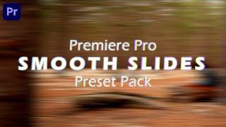 Free Smooth Slide Transitions for Premiere Pro | Adobe Premiere Pro 2023 Preset Pack