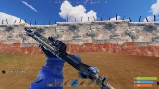 Rust private no recoil Macro/Script Demonstration AK-47 LR-300 M249 etc