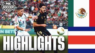 Mexico vs. Costa Rica Concacaf Gold Cup Highlights | FOX Soccer