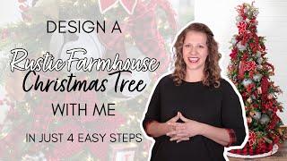 How to Create a Designer Christmas Tree Farmhouse Decor