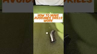 How to make this common ‘avoidance drill’ work a little better for you.#golftips #golfdrills #golf