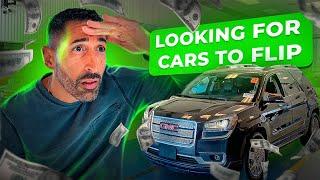 I Tried To Find Cars To Flip At The Dealer Auction Not Easy