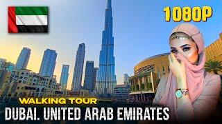 United Arab Emirates, Dubai in February - Walking Tour 1080p | Exploring Dubai Cities, Episode #7