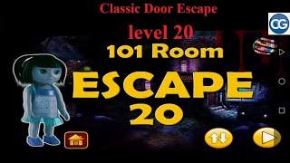 [Walkthrough] Classic Door Escape level 20 - 101 Room escape 20 - Complete Game