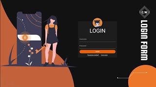 Responsive login form using quasar framework