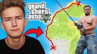 GTA V - PRZEZ CAŁĄ MAPE jako NPC CHALLENGE! 