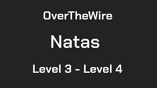 OverTheWire Natas Level 3 - Level 4