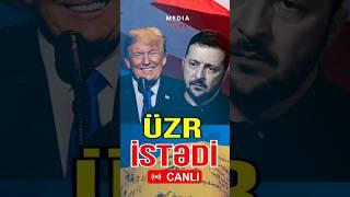 Zelenski Trampdan üzr istədi - Media Turk TV #trend #mediaturk #shortvideo