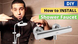 How to install a shower faucet #diy #plumbing #bathroom