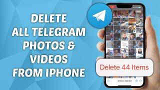 How to Delete All Telegram Photos & Videos from iPhone