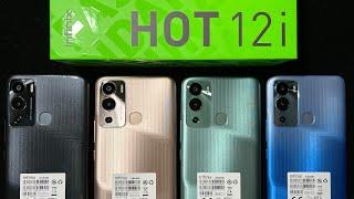 Infinix Hot 12i All Color Comparison Black, Gold, Green and Blue with Specs