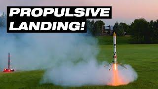 I Propulsively Landed a Model Rocket! - Eagle