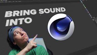 How to Bring Audio or Music into Cinema4d - C4D Tutorial