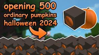 Opening 500 of the NEW PUMPKINS in the Lumber Tycoon 2 Halloween Event