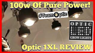 OPTIC 1 XL 100w COB LED Grow Light Review - CREE CXB3590 - Meanwell Driver